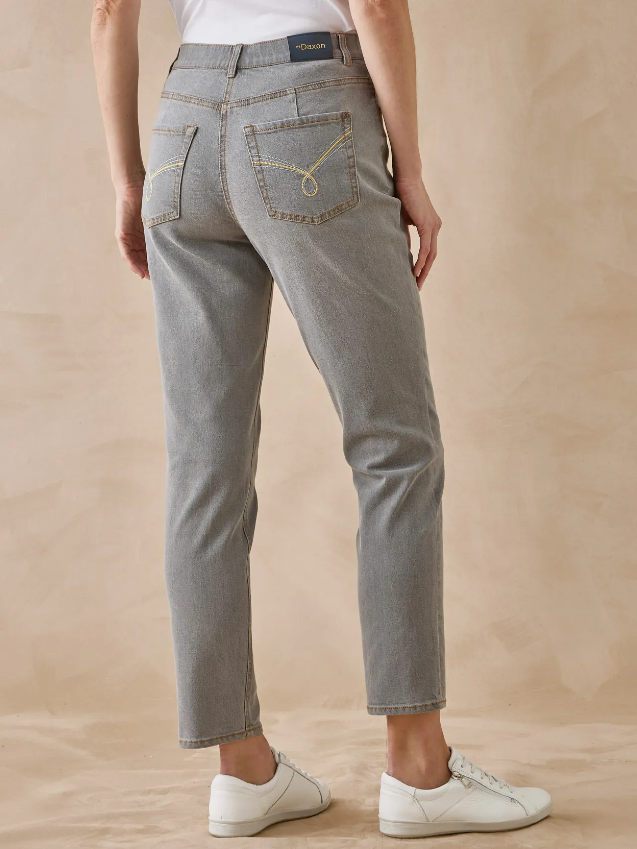 Jean 7/8ème taille haute