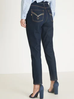 Jean 7/8ème taille haute