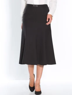 Jupe à panneaux hanches larges