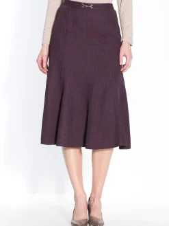 Jupe à panneaux hanches larges