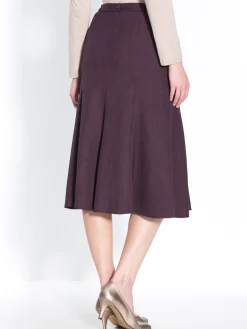 Jupe à panneaux hanches larges