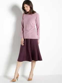 Jupe à panneaux hanches larges