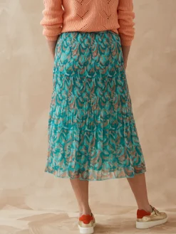 Jupe au plissé permanent