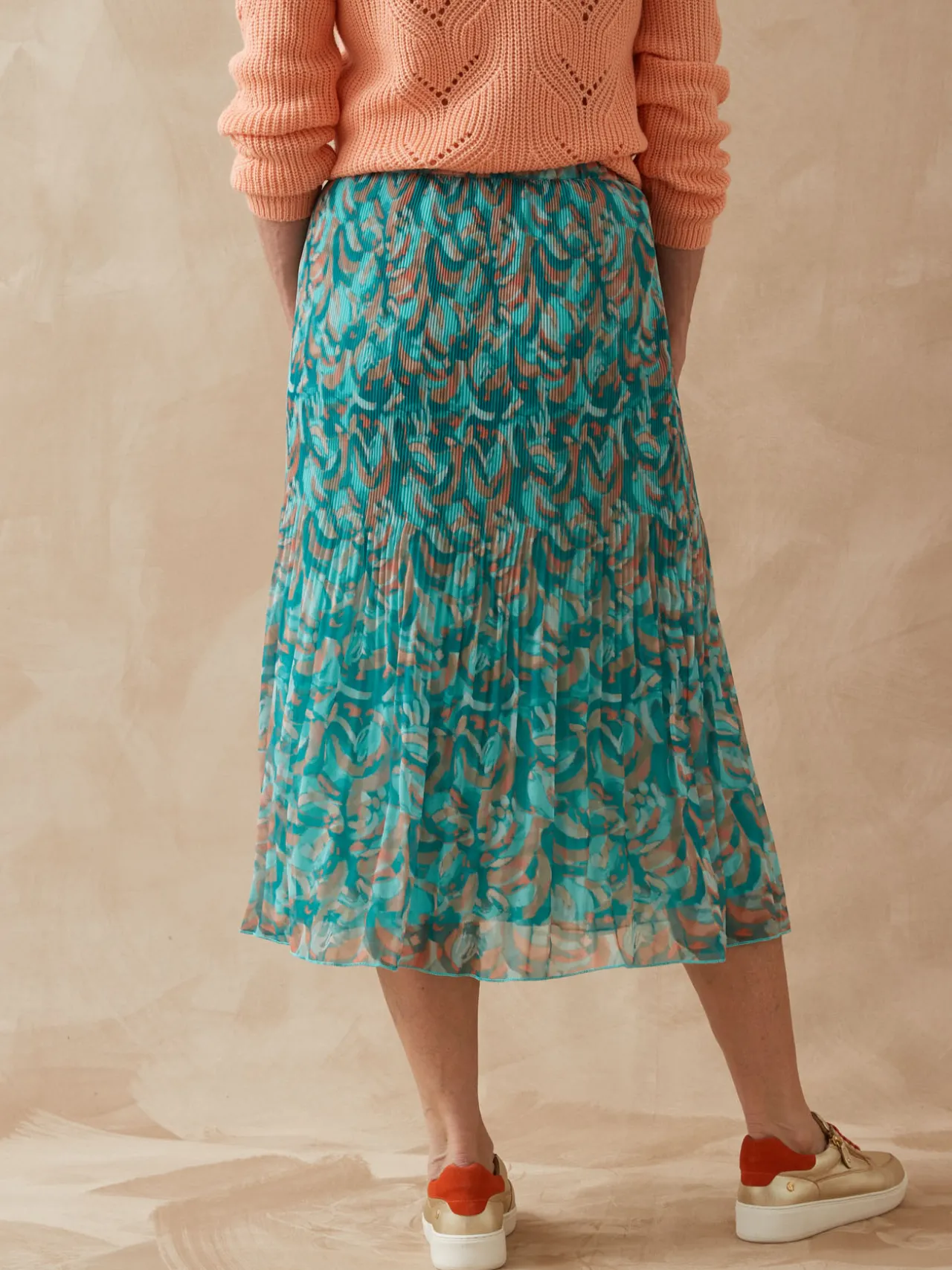 Jupe au plissé permanent