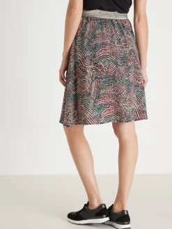 Jupe courte entièrement élastiquée