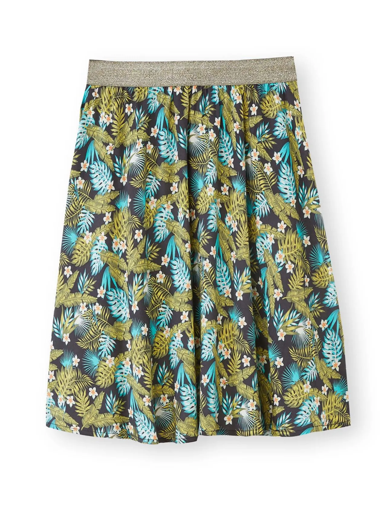 Jupe courte entièrement élastiquée