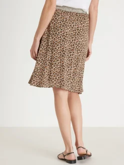 Jupe courte entièrement élastiquée