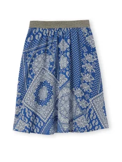 Jupe courte entièrement élastiquée