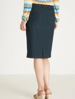 Jupe droite 5 poches extensible