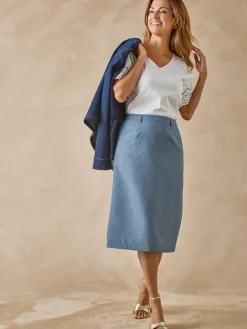 Jupe droite vous mesurez - d'1,60m