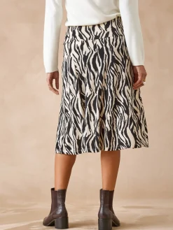 Jupe en maille, entièrement élastiquée