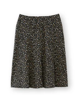 Jupe en maille, entièrement élastiquée