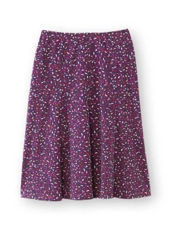 Jupe en maille, entièrement élastiquée