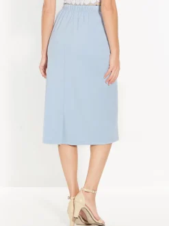 Jupe en maille vous mesurez + d'1,60m