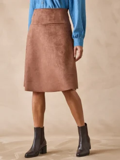 Jupe en suédine