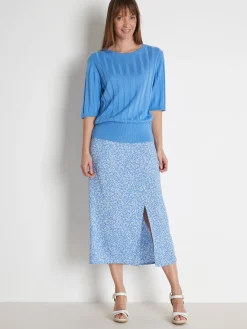 Jupe fluide élastiquée