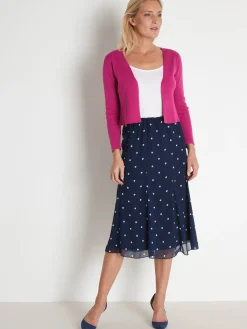 Jupe forme évasée élastiquée