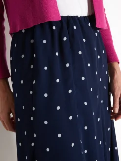 Jupe forme évasée élastiquée