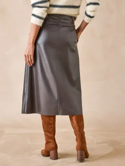 Jupe imitation cuir