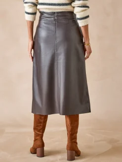 Jupe imitation cuir
