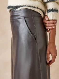 Jupe imitation cuir
