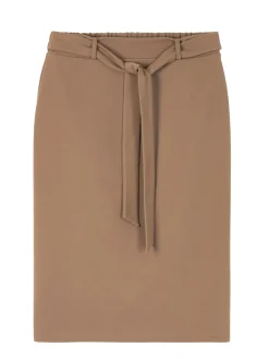 Jupe élastiquée en maille