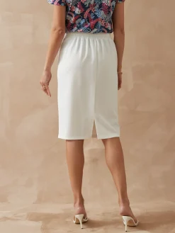 Jupe élastiquée en maille