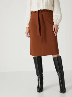 Jupe élastiquée en maille