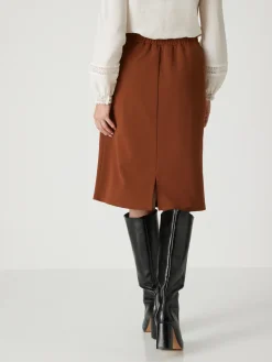 Jupe élastiquée en maille