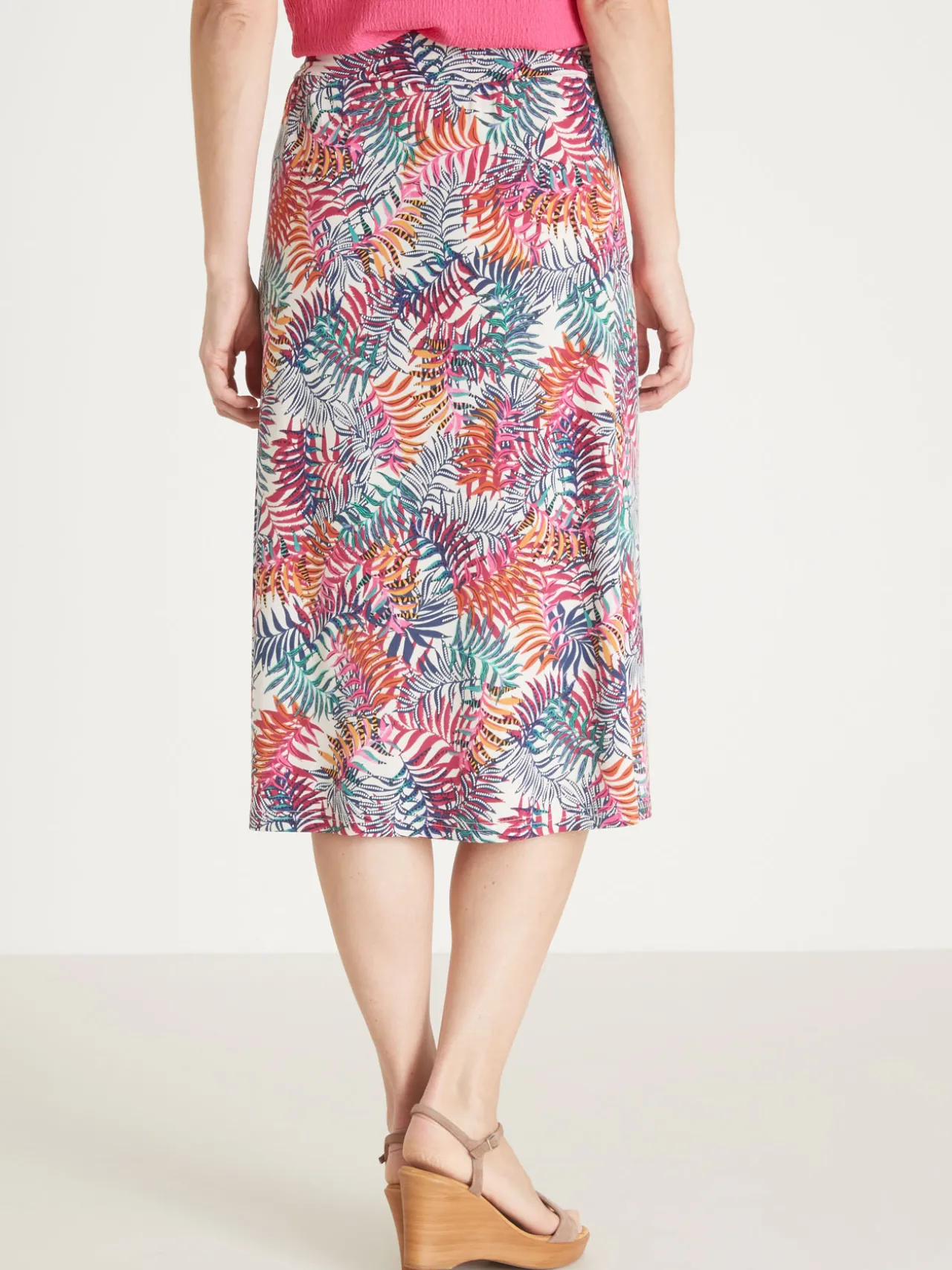 Jupe élastiquée en maille