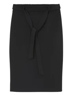 Jupe élastiquée en maille