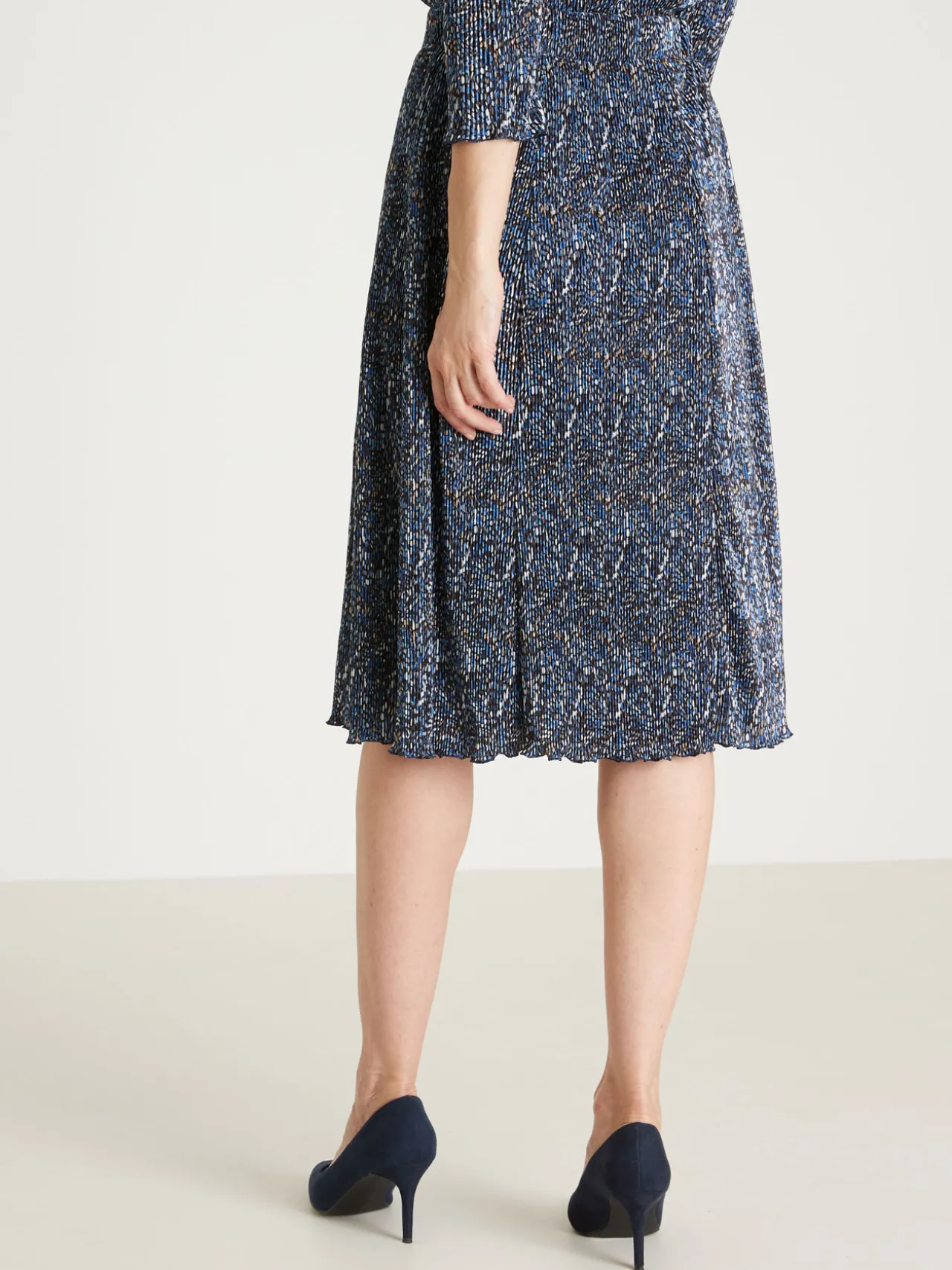 Jupe élastiquée plissé permanent