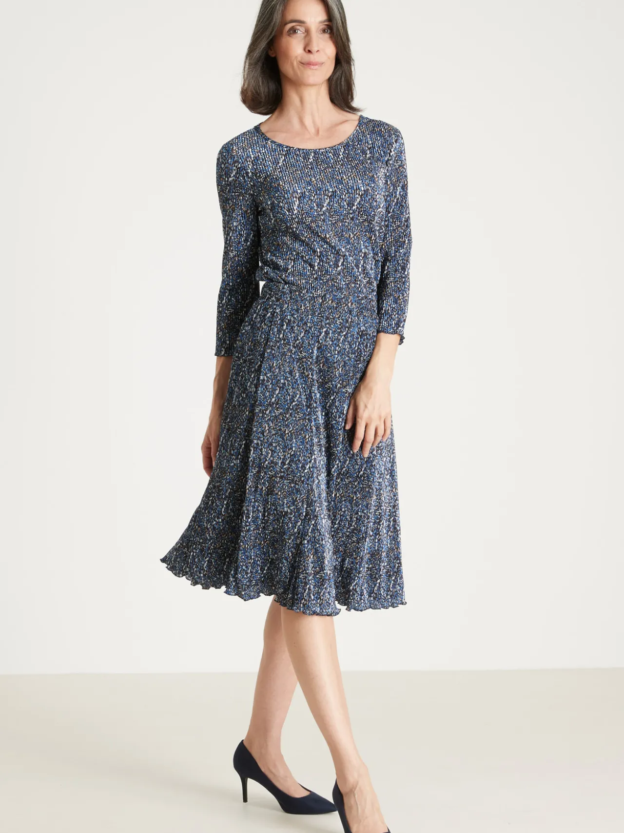 Jupe élastiquée plissé permanent