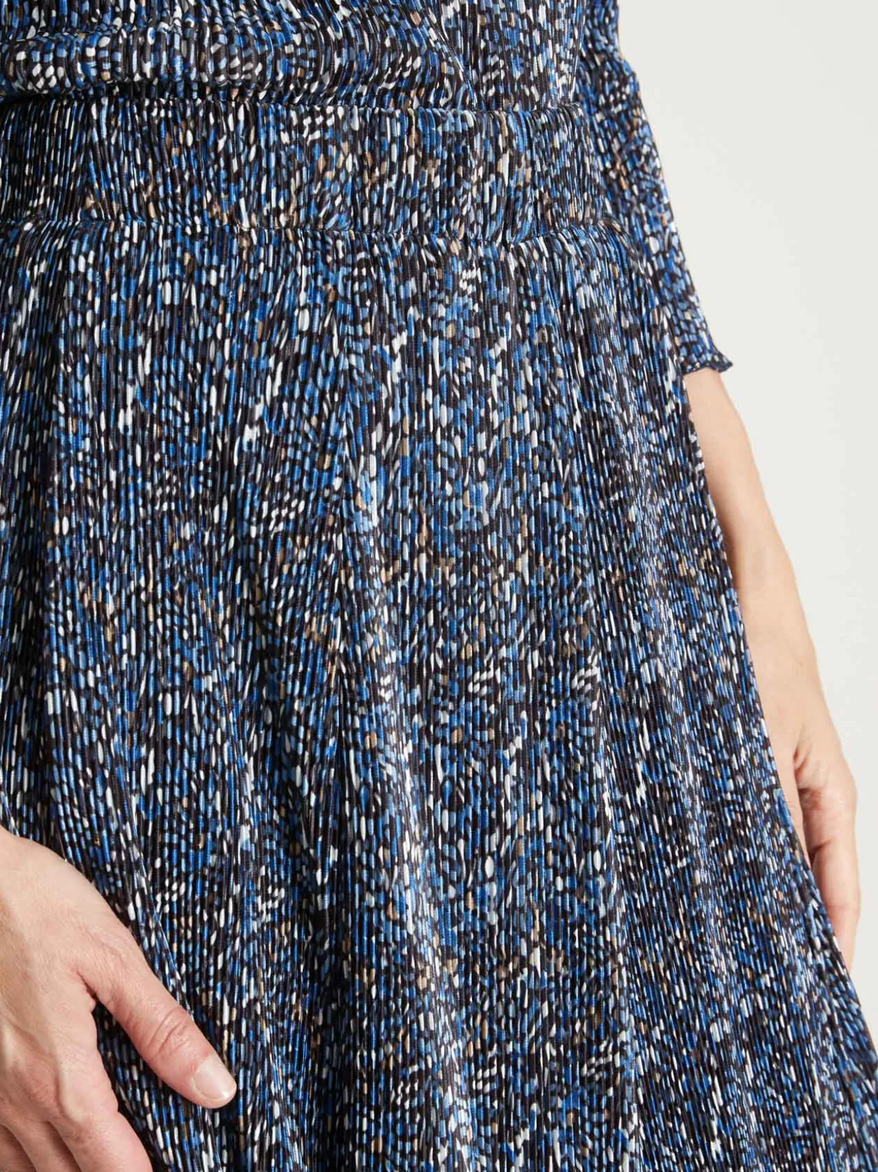 Jupe élastiquée plissé permanent