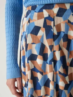 Jupe élastiquée plissé permanent