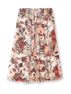 Jupe élastiquée évasée