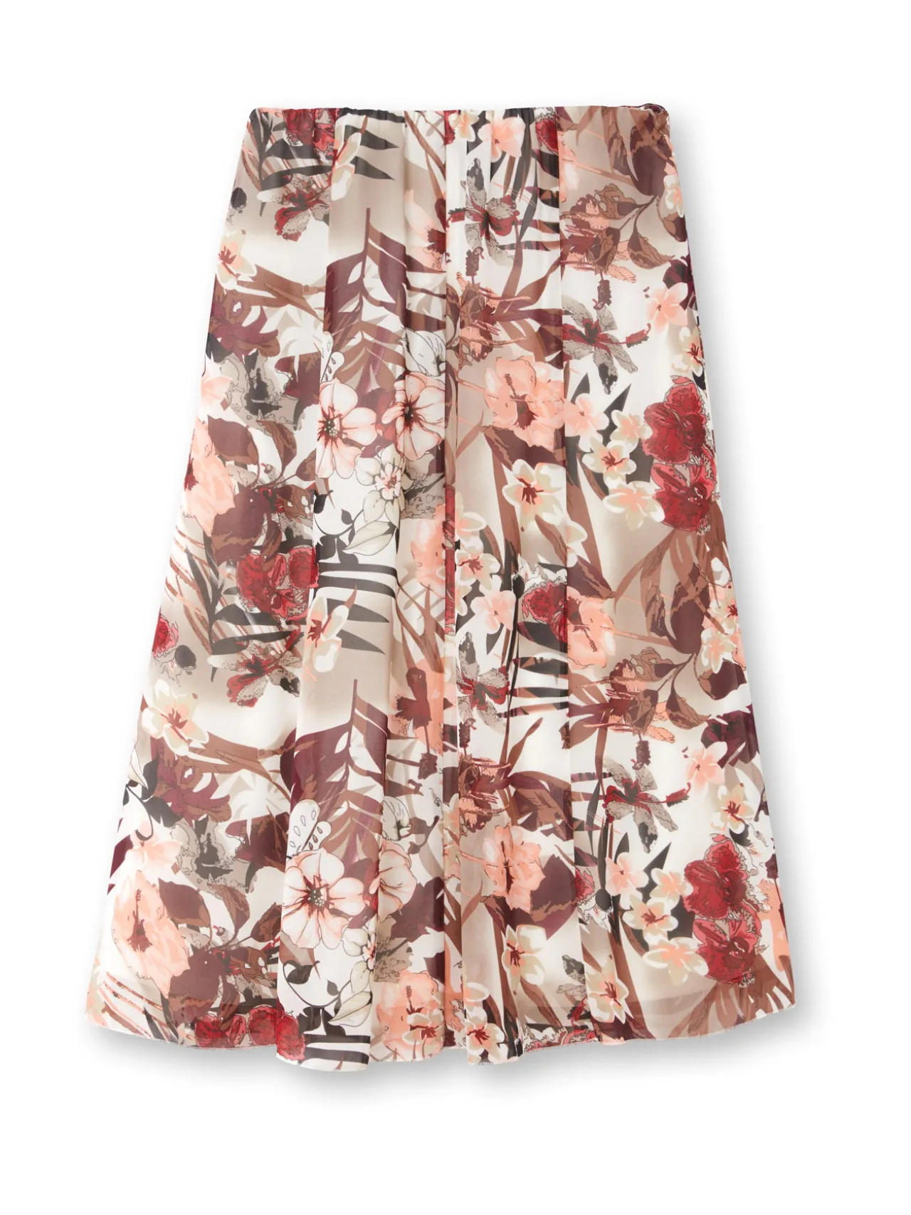 Jupe élastiquée évasée