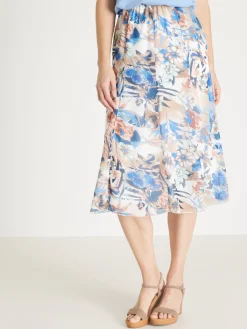 Jupe élastiquée évasée