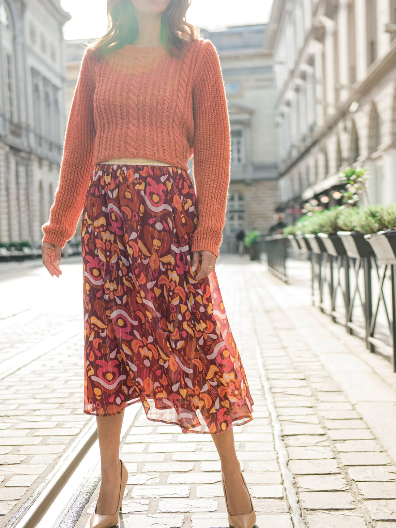 Jupe longue en voile