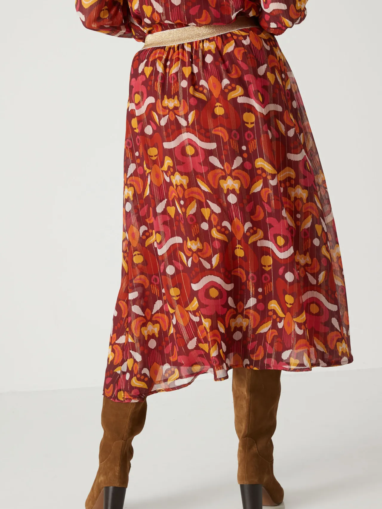 Jupe longue en voile