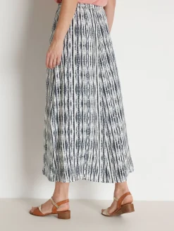 Jupe longue élastiquée "tie and dye"