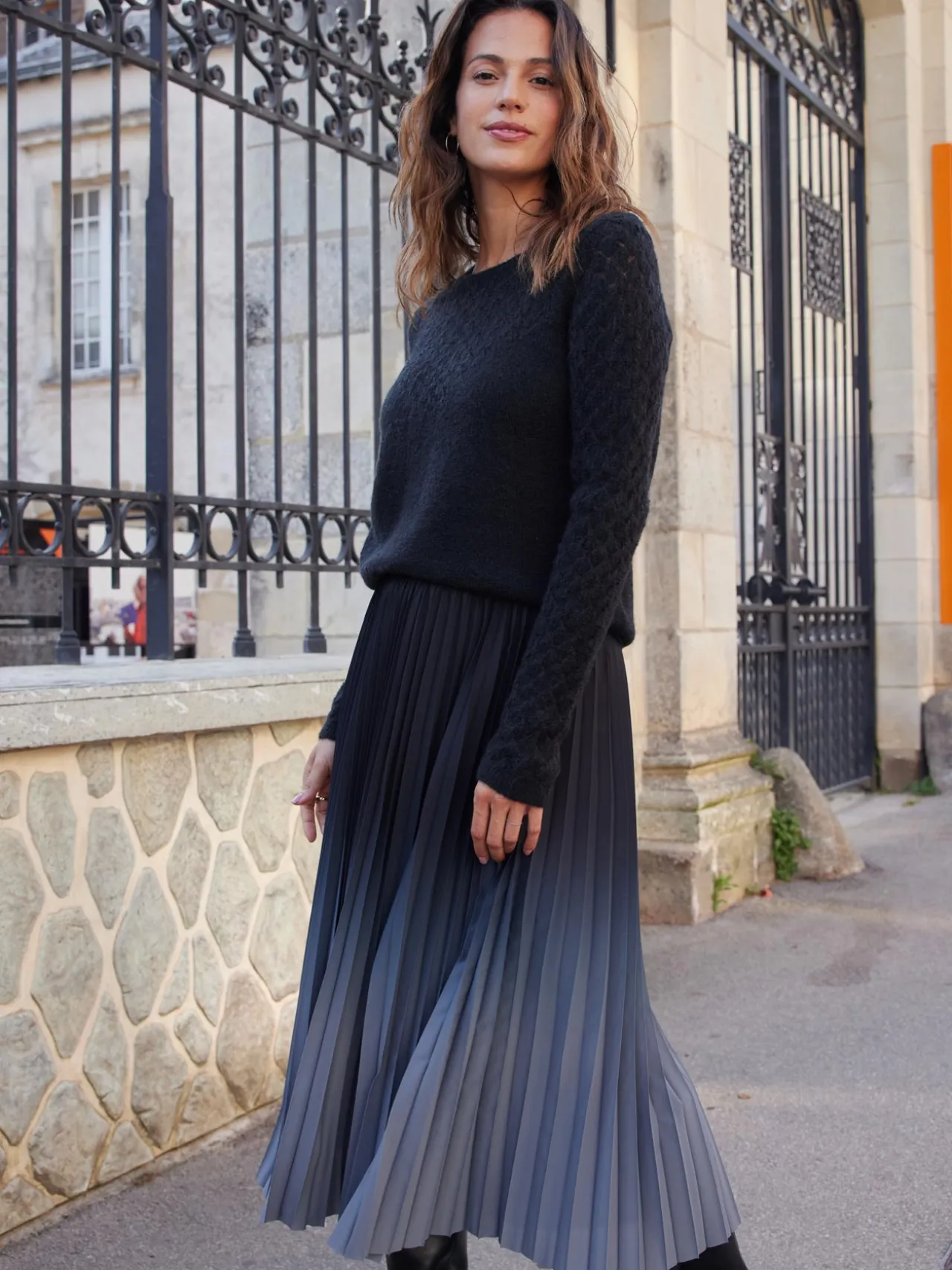 Jupe plissée soleil