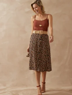 Jupe toute boutonnée