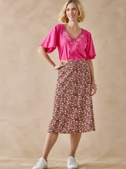 Jupe toute boutonnée