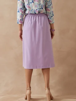 Jupe trapèze élastiquée