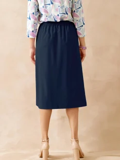 Jupe trapèze élastiquée