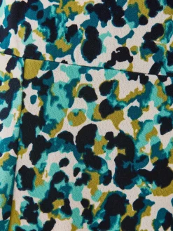 Jupe évasée en maille crêpe