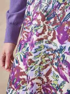 Jupe évasée en maille douce