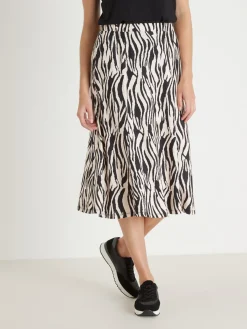 Jupe évasée en maille douce