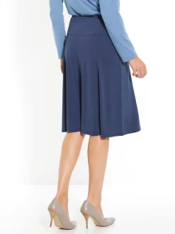 Jupe évasée entièrement élastiquée